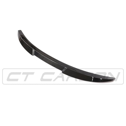 BMW M3 G80 / 3 Series G20 Carbon Fibre Rear Lip Spoiler – CT Style Boot/Trunk Lip Wing | Pre-Preg Dry CFRP, OEM+ M Performance Style | Saloon/Sedan 2018+ (G20) / 2021+ (G80)