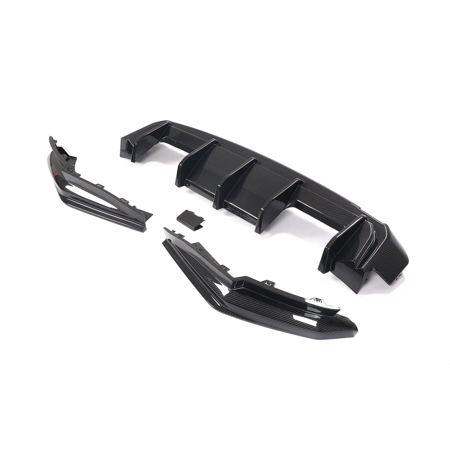 BMW M3 G80/G81 Carbon Fibre Rear Diffuser CT DESIGN - Gloss Pre-Preg | Rear Splitter/Valance/Apron Bumper Insert | Fits 2021–2025 M3 Saloon & Touring, Competition & xDrive | OEM+ Performance Aero