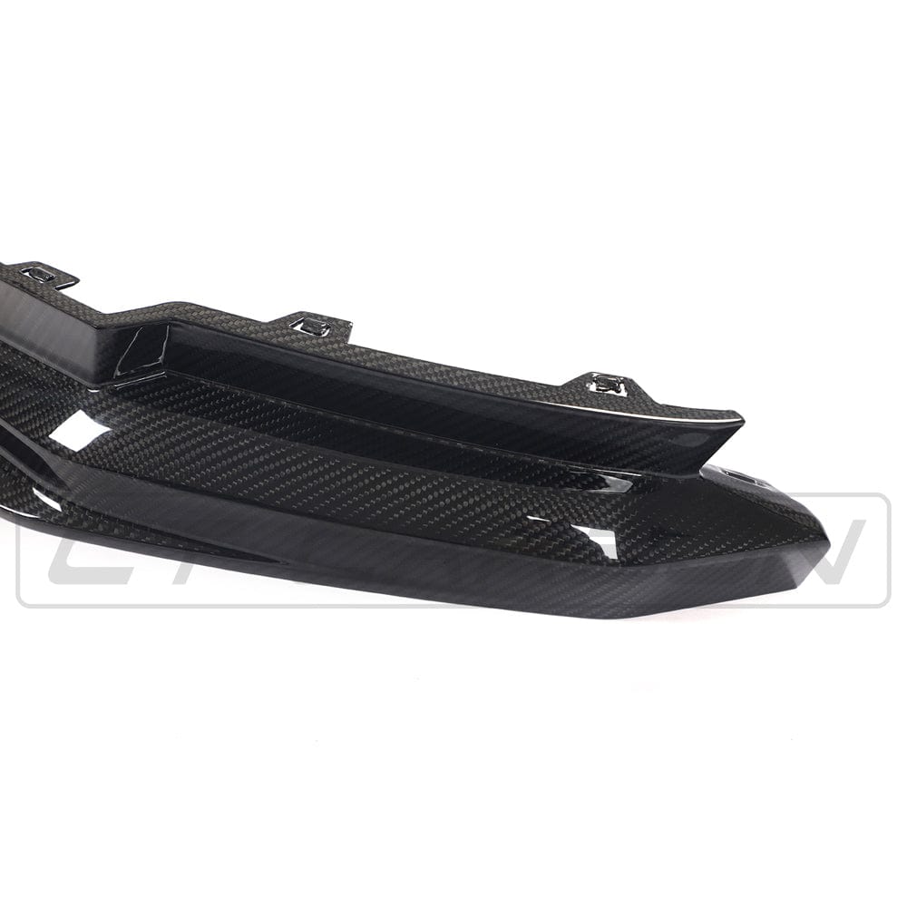 BMW M3 G80/G81 Carbon Fibre Rear Diffuser CT DESIGN - Gloss Pre-Preg | Rear Splitter/Valance/Apron Bumper Insert | Fits 2021–2025 M3 Saloon & Touring, Competition & xDrive | OEM+ Performance Aero