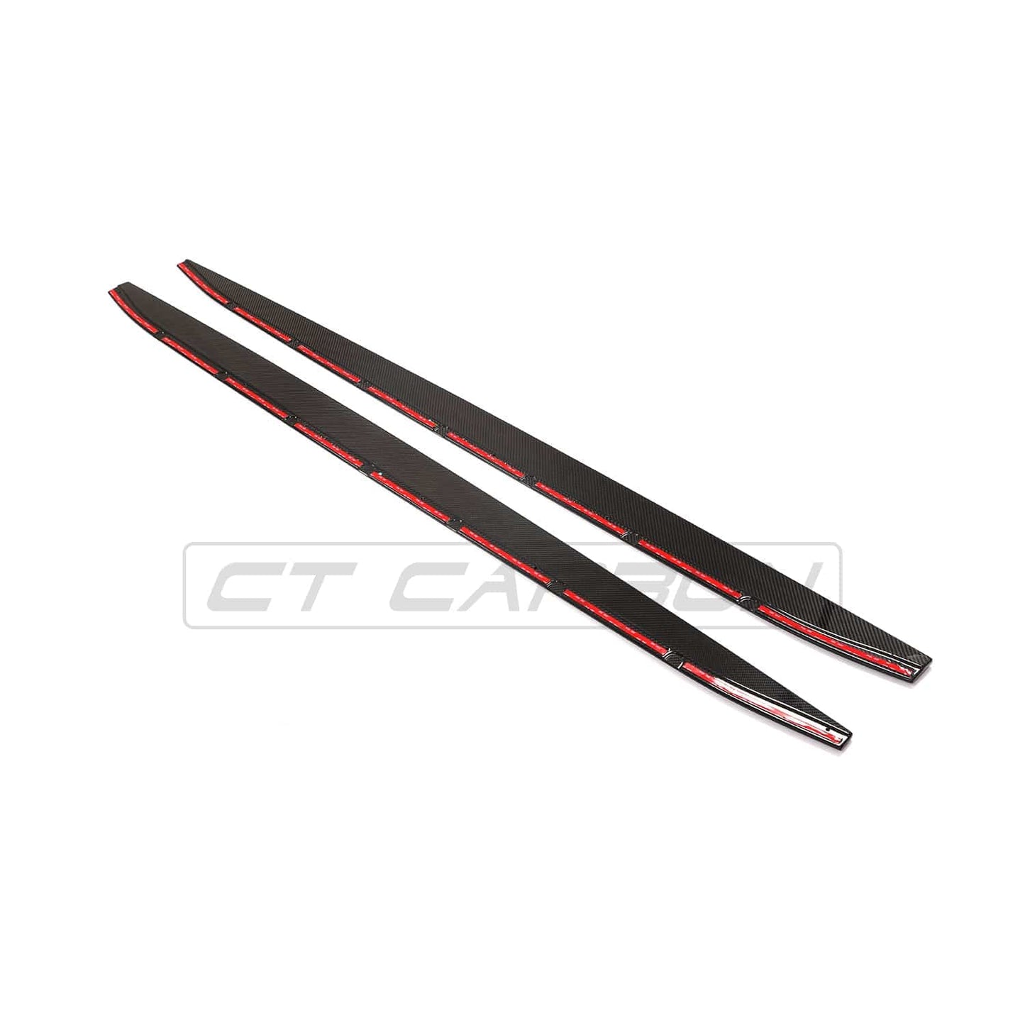 BMW M3 G80/G81 (G-Series) Pre-Preg Carbon Fibre/Carbon Fiber Side Skirt Extensions | CT Design CT Style Rocker/Sill Extensions, Side Splitters Aero Blades Body Kit | Fits 2021+ Saloon/Sedan & Touring/Wagon