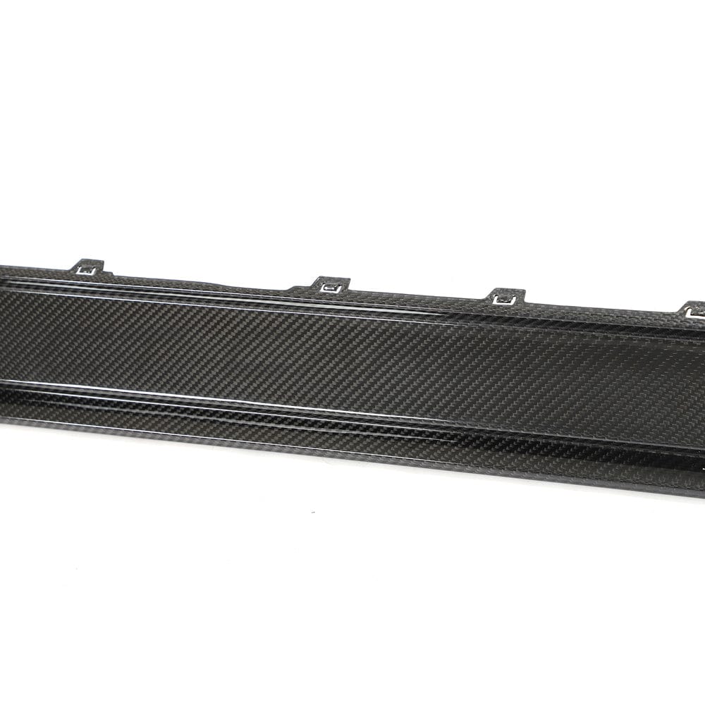 BMW M3 G80/G81 Carbon Fibre/Fiber Side Skirts – CT Design V2 Rocker Panel/Sill Replacement Side Blades (G8X Saloon/Touring 2021+) Pre-Preg Carbon Body Kit Side Skirt Extensions, Side Splitters