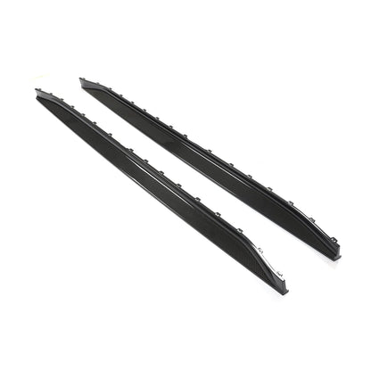 CT Carbon Pre-Preg Carbon Fibre/Carbon Fiber Side Skirt Replacement V3 for BMW M3 G80 Saloon (2021+) & G81 Touring (2022+) – Aero Sills, Side Skirt Extensions, Side Blades, Rocker Panel/Sill Extensions (Dry Carbon)