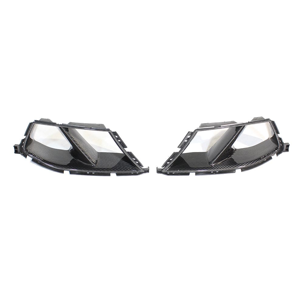 CT Carbon M Performance (MP Style) Carbon Fibre Front Bumper Air Ducts/Intake Vents for BMW G80 G81 G82 G83 M3 M4 2021+ - Prepreg Dry Carbon OEM+ Brake Cooling Inserts