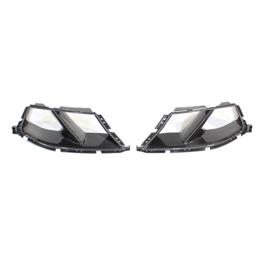 CT Carbon M Performance (MP Style) Carbon Fibre Front Bumper Air Ducts/Intake Vents for BMW G80 G81 G82 G83 M3 M4 2021+ - Prepreg Dry Carbon OEM+ Brake Cooling Inserts