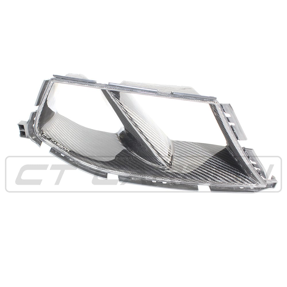 CT Carbon MP/M Performance Style Front Bumper Air Ducts Vents Scoops for BMW G8X M3/M4 (G80 G81 G82 G83, 2021+) – Carbon Fibre Intake Inlets, Brake Cooling Grille Side Duct Pair