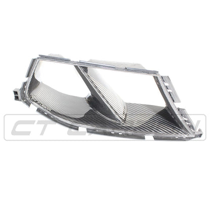 CT Carbon MP/M Performance Style Front Bumper Air Ducts Vents Scoops for BMW G8X M3/M4 (G80 G81 G82 G83, 2021+) – Carbon Fibre Intake Inlets, Brake Cooling Grille Side Duct Pair