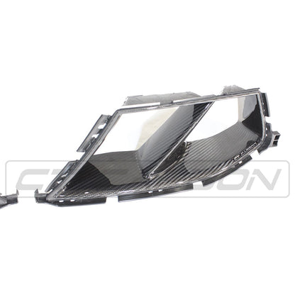 CT Carbon BMW M3/M4 G80 G81 G82 G83 Front Bumper Air Intake Ducts - M Performance Style Prepreg Carbon Fibre/Fiber Vents Inlets Covers Aero Ducts (G8X 2021+)