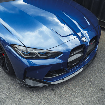 BMW M3/M4 G80 G81 G82 G83 Carbon Fibre/Carbon Fiber Front Lip Spoiler | CT Design Style Splitter / Chin Spoiler / Front Bumper Lip | G8X Prepreg Carbon Aero Valance 2021+ (Saloon Touring Coupe Convertible)