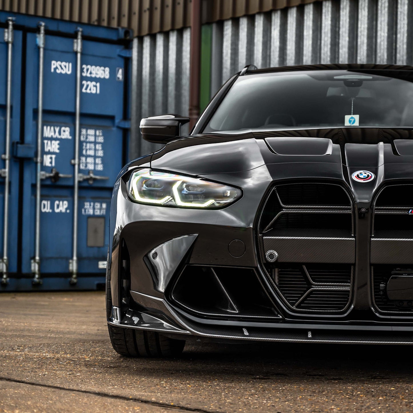 BMW M3/M4 G80 G81 G82 G83 Carbon Fibre/Carbon Fiber Front Lip Spoiler | CT Design Style Splitter / Chin Spoiler / Front Bumper Lip | G8X Prepreg Carbon Aero Valance 2021+ (Saloon Touring Coupe Convertible)