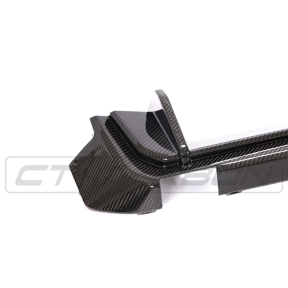 BMW M4 G82/G83 Carbon Fibre Rear Diffuser by CT Design - Performance Rear Valance / Bumper Insert Splitter Lip Trim Undertray (2021+) Pre-Preg OEM+ Aero for M4 Coupe & Convertible