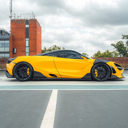 McLaren 720S Carbon Fibre (Fiber) Body Kit – CT Series Full Dry Pre-Preg Aero Package: Front Splitter, Bonnet/Hood, Side Skirts, Wings/Fenders, Rear Diffuser & Spoiler/Airbrake – Fits 2017+ – MJ Modifications UK