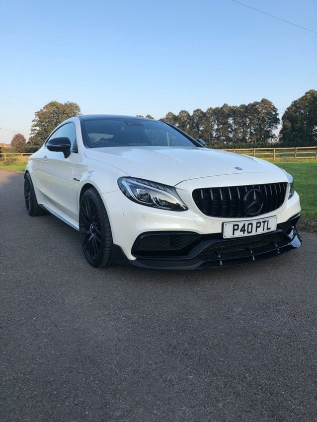 Mercedes C63 AMG/C63 S W205 Coupe 2015-2018 (Pre-Facelift) Carbon Fibre/Carbon Fiber Full Body Kit – CFRP Aero/Styling Pack by CT Carbon: Front Splitter B Style, Side Skirts D, Rear Diffuser CT, Boot/Trunk Lip Spoiler PS