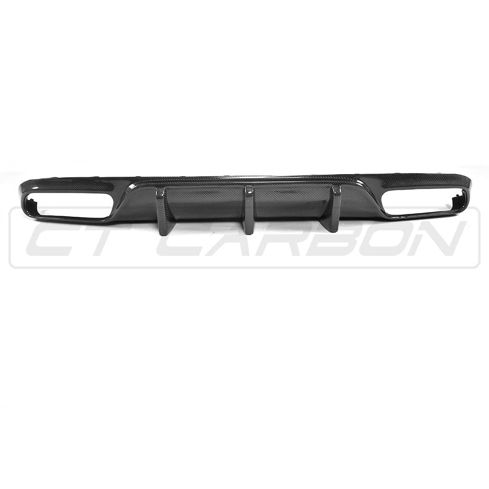 Mercedes-Benz C63 AMG W205/C205 Coupe Carbon Fibre/Fiber Body Kit V1 - Full Aero Styling Kit: Front Splitter, Side Skirts, Rear Diffuser, Boot Lip Spoiler - Pre-LCI 2015-2018 C-Class C63 S