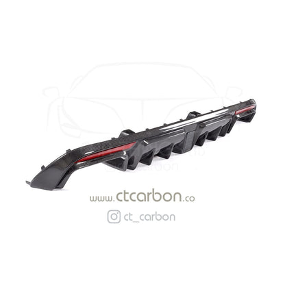 Mercedes-AMG C63 W205 Saloon 2014-2018 Full Carbon Fibre/Fiber Body Kit | B-Style Aero Pack: Front Lip Splitter, Side Skirt Extensions (D), Rear Diffuser (B), Boot Lip Spoiler (PS) | 4-Door C-Class Sedan