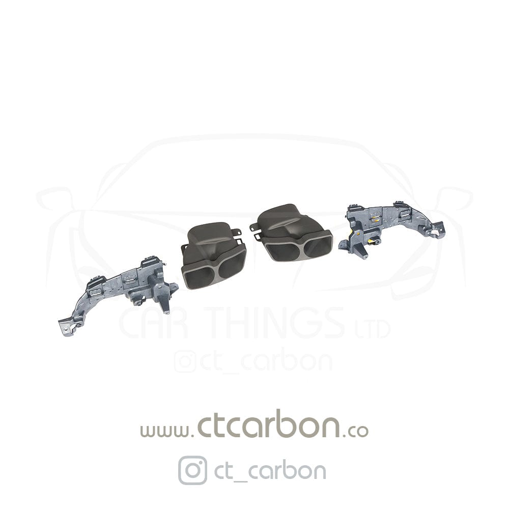 Mercedes-AMG C63 W205 Saloon 2014-2018 Full Carbon Fibre/Fiber Body Kit | B-Style Aero Pack: Front Lip Splitter, Side Skirt Extensions (D), Rear Diffuser (B), Boot Lip Spoiler (PS) | 4-Door C-Class Sedan