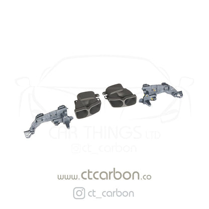 Mercedes-AMG C63 W205 Saloon 2014-2018 Full Carbon Fibre/Fiber Body Kit | B-Style Aero Pack: Front Lip Splitter, Side Skirt Extensions (D), Rear Diffuser (B), Boot Lip Spoiler (PS) | 4-Door C-Class Sedan