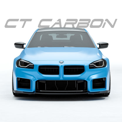 Pre-Order 25% Deposit – CT Design Dry Full Carbon Fibre/Fiber Aero Body Kit for BMW M2 G87 (2023+) – 5-Piece: Front Lip/Splitter, Side Skirts, Trunk/Boot Spoiler, Rear Diffuser & Bumper Corners – Pre-Preg Autoclaved Carbon