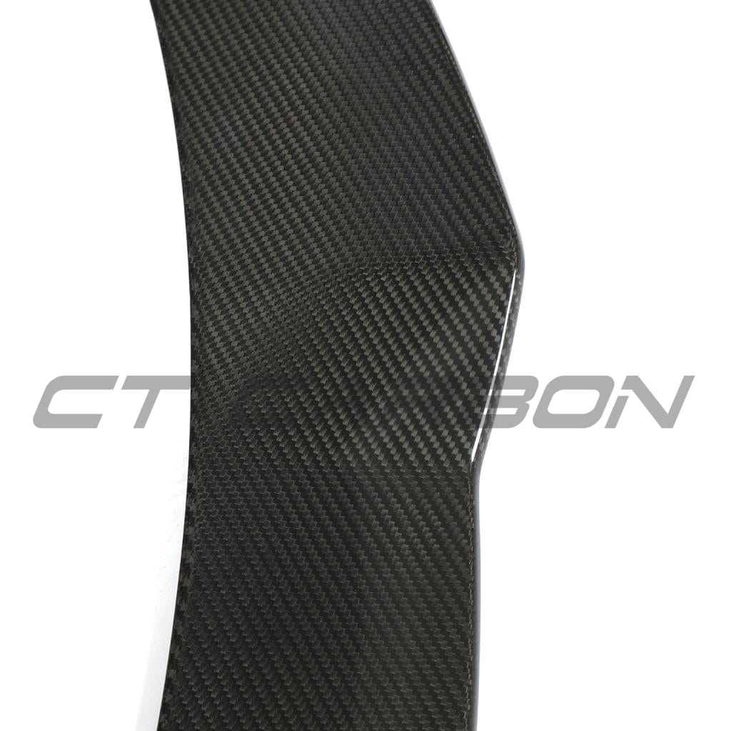 Tesla Model Y Carbon Fibre/Carbon Fiber Body Kit V2 – Full Aero Styling Pack by CT Carbon (2019+): Front Lip Splitter, Side Skirts, Rear Diffuser & Canards, Wheel Arch Flares/Extensions, Rear Spoiler – OEM+ Performance Pre-Preg Exterior Kit UK Stock