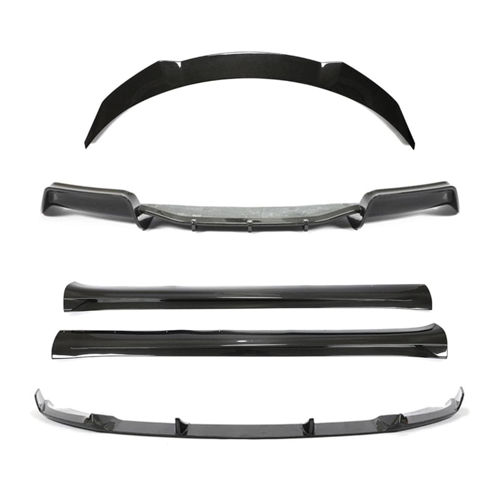 Tesla Model Y Carbon Fibre (Fiber) Full Body Kit V3 by CT Carbon - Prepreg Dry Carbon Aero Pack: Front Lip Splitter, Side Skirts, Rear Diffuser, Boot/Trunk Spoiler - 2019+ Aftermarket Styling Upgrade UK