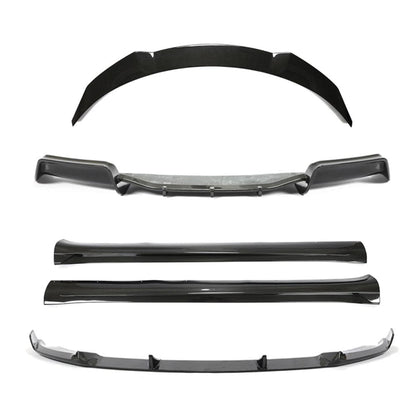 Tesla Model Y Carbon Fibre (Fiber) Full Body Kit V3 by CT Carbon - Prepreg Dry Carbon Aero Pack: Front Lip Splitter, Side Skirts, Rear Diffuser, Boot/Trunk Spoiler - 2019+ Aftermarket Styling Upgrade UK