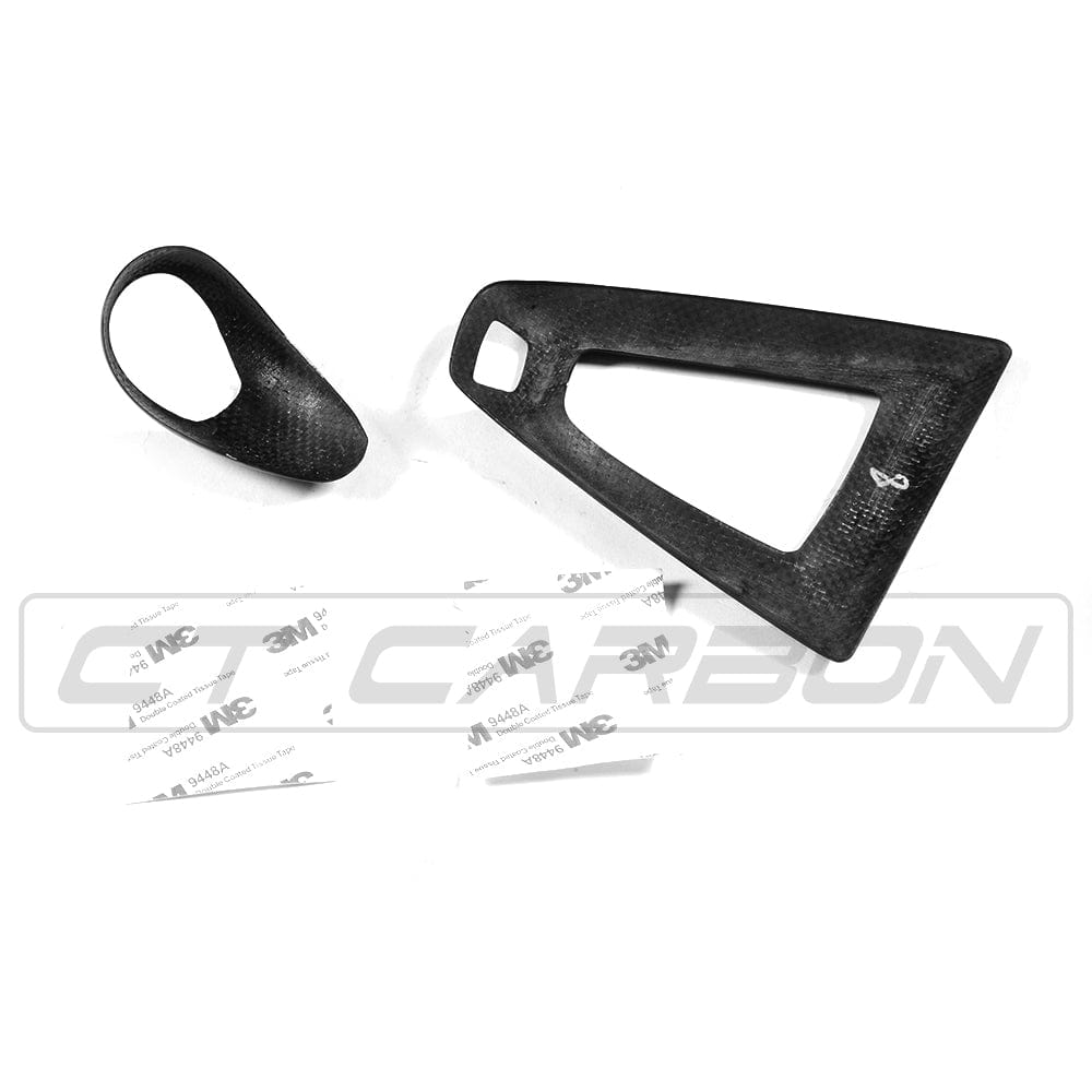 BMW F-Series M DCT Gear Selector Shifter/Lever & Centre/Center Console Surround Trim Kit – Real Carbon Fibre – LHD – F87 M2, F80 M3, F82/F83 M4, F10 M5, F12/F13 M6, F85 X5M, F86 X6M – Replacement/Upgrade by CT Carbon