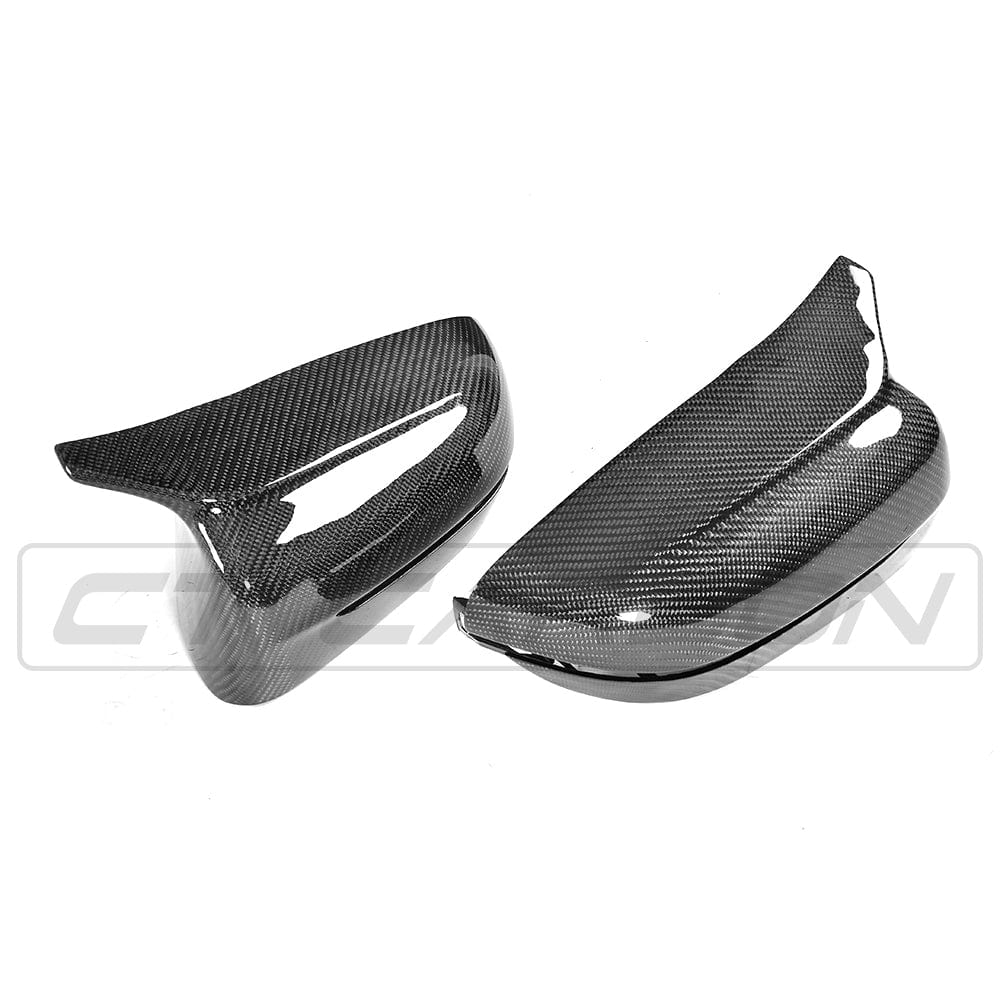 BMW G20 G21 G22 G23 G26 G30 G31 G42 Carbon Fibre/Fiber Wing Mirror Caps Covers - Door Mirror Shell/Housing Replacement - 2 3 4 5 Series G-Series Exterior Upgrade - LHD Left Hand Drive Only - CT Carbon