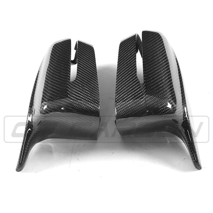 BMW 2/3/4/5 Series G42 G20 G21 G22 G23 G26 G30 G31 Real Carbon Fibre/Fiber Mirror Caps - LHD Only - Wing Mirror Covers, Door Mirror Shells, Replacement Performance/OEM Style