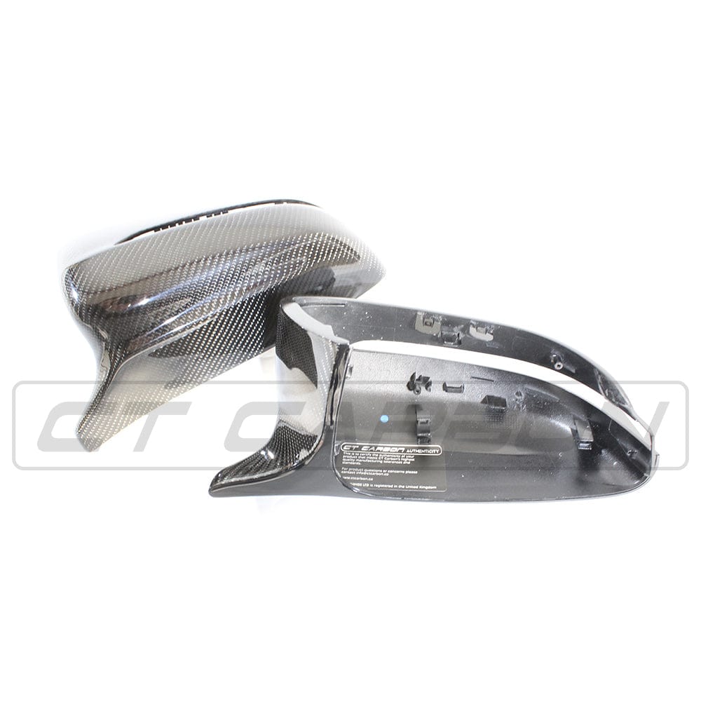 BMW 2/3/4/5 Series (2017–2025) G42 G20 G21 G22 G23 G26 G30 G31 Carbon Fibre Wing/Side Door Mirror Covers Caps by CT Carbon – Genuine Carbon – RHD UK Only – Aftermarket Replacement Pair