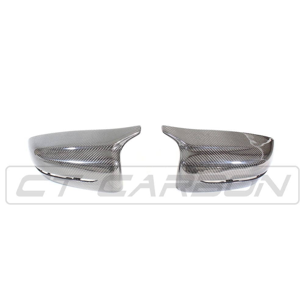 BMW 2/3/4/5 Series (2017–2025) G42 G20 G21 G22 G23 G26 G30 G31 Carbon Fibre Wing/Side Door Mirror Covers Caps by CT Carbon – Genuine Carbon – RHD UK Only – Aftermarket Replacement Pair
