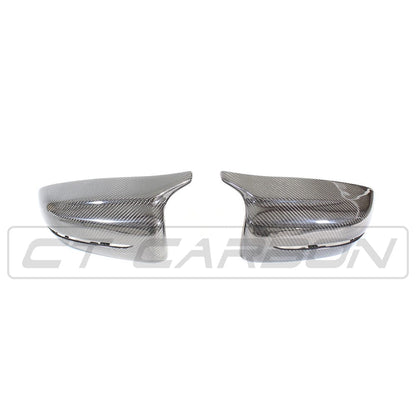 BMW 2/3/4/5 Series G42 G20 G21 G22 G23 G26 G30 G31 Carbon Fibre Wing Mirror Caps Covers (Pair) | Real Carbon Replacement Door Mirror Shells | OEM Fit | UK RHD Only (excl G42 M240i)