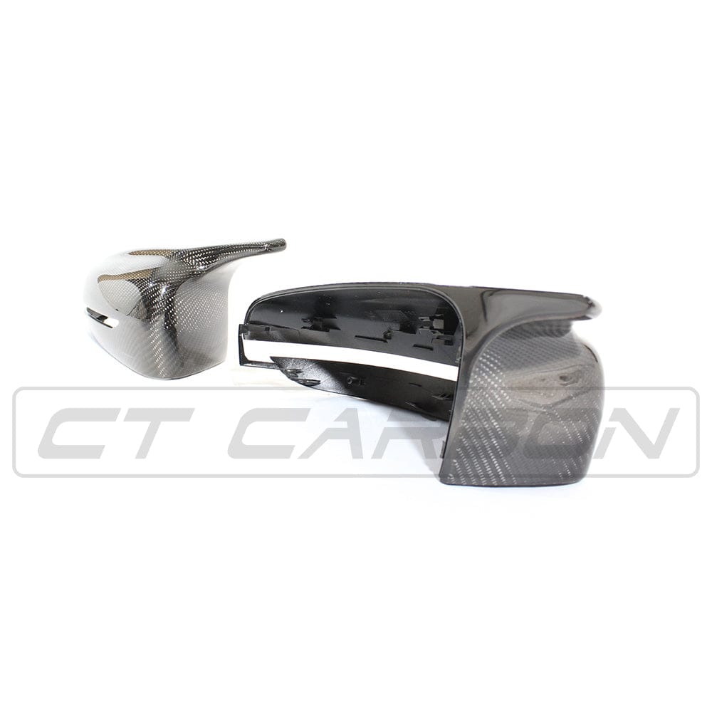 BMW 2/3/4/5 Series (G42 G20 G21 G22 G23 G26 G30 G31) Carbon Fibre Wing Mirror Caps & Door Mirror Covers – Replacement Carbon Shells by CT Carbon – RHD UK Right‑Hand Drive Only