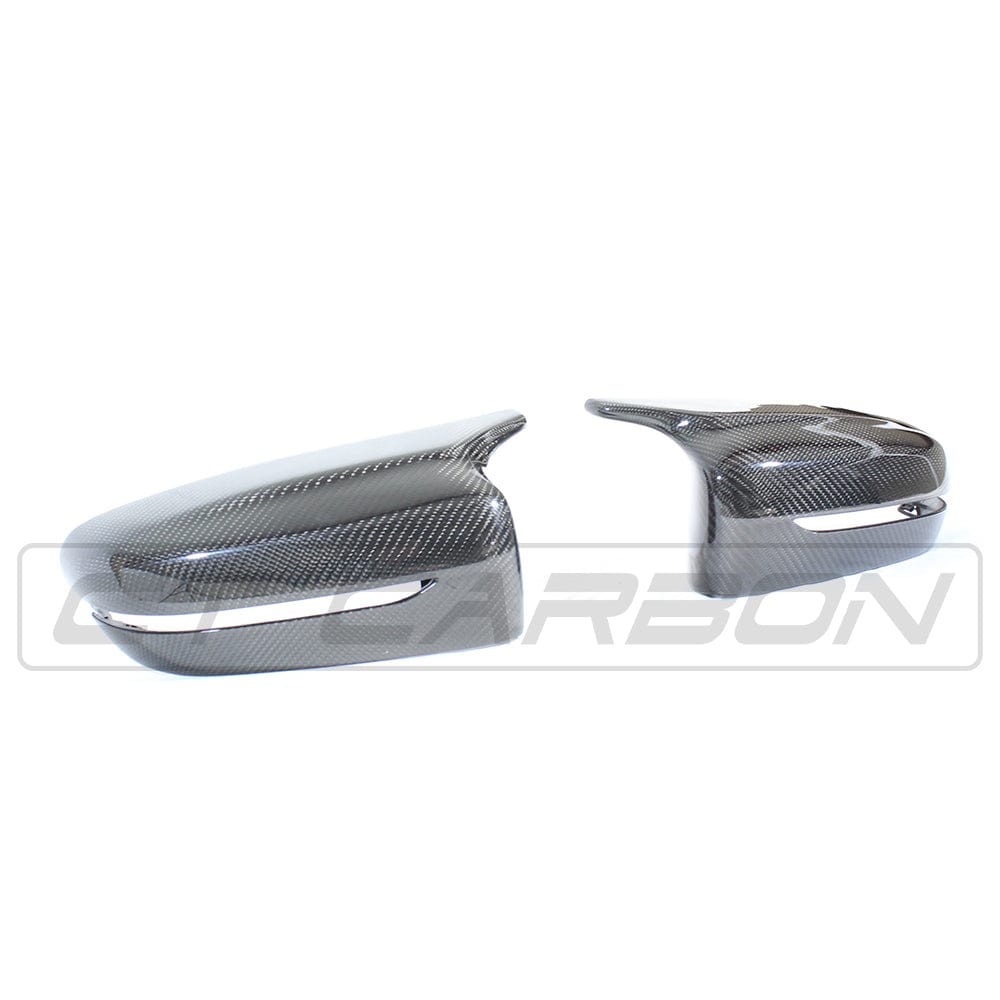 BMW 2 3 4 5 Series G42 G20 G21 G22 G23 G26 G30 G31 Real Carbon Fibre Wing Mirror Caps Covers | Door/Side Mirror Shells Housings | CT Carbon Replacement | UK Right-Hand-Drive RHD