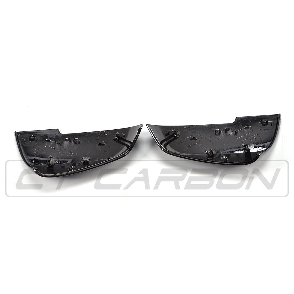BMW F-Series Carbon Fibre Mirror Caps - Wing/Side Door Mirror Covers & Housings, M Performance Style - F20 F21 F22 F23 F30 F31 F32 F33 F87 - 1 2 3 4 Series & M2 - Gloss OEM Replacement for M Sport (2015-2020)