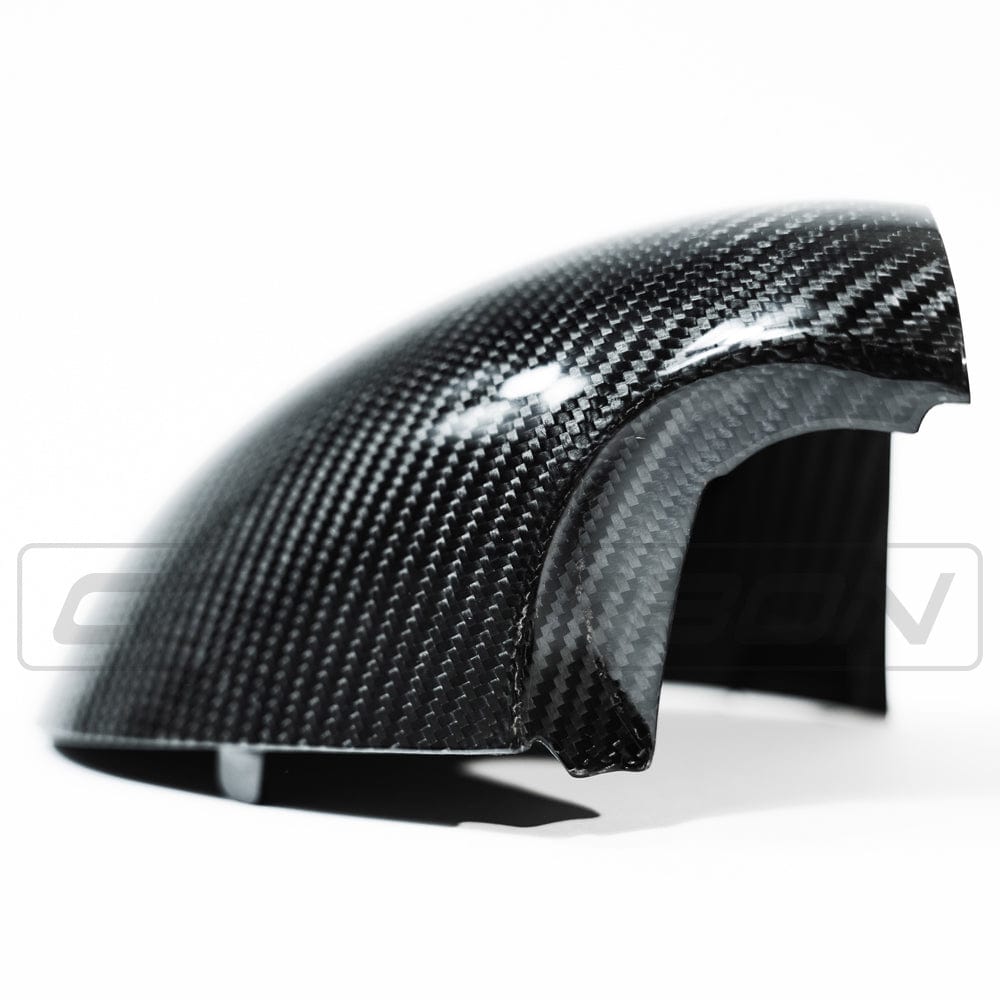 BMW M3 E90 E92 E93 Carbon Fibre/Fiber Mirror Covers | Side/Wing/Door Mirror Caps Housings Shells | Gloss Pre-Preg OEM-Style Full Replacement by CT Carbon | E9X M3 2007-2013