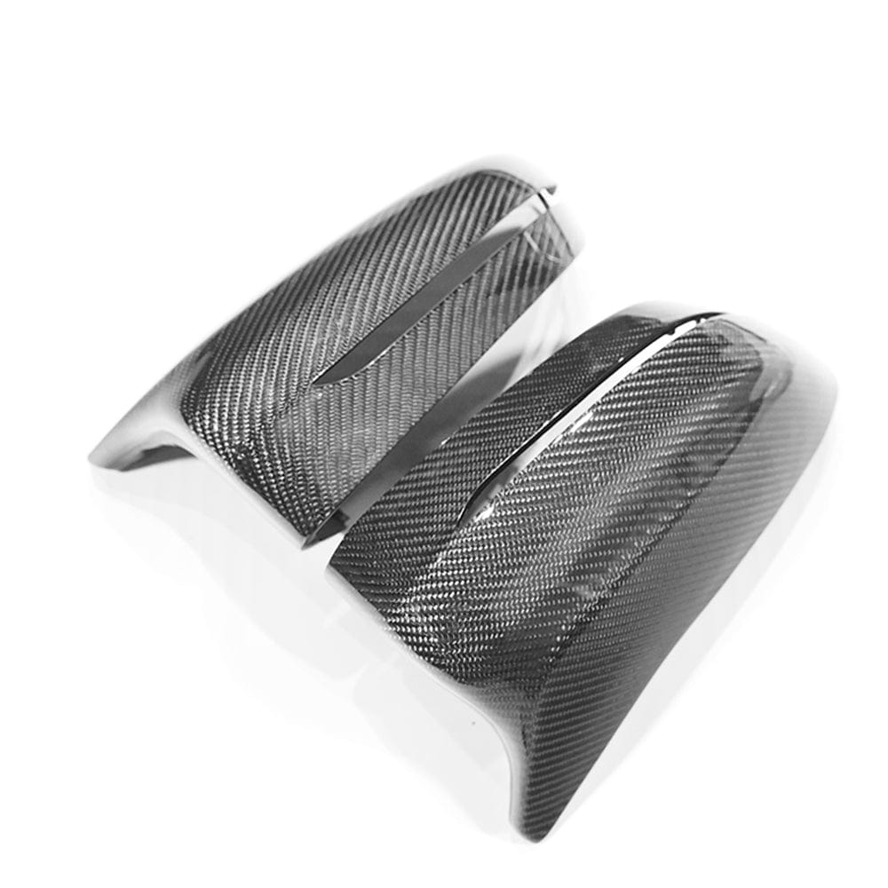 BMW M5 F90 & M5 Competition Carbon Fibre/Carbon Fiber Gloss OEM-Style Side/Wing Mirror Covers Caps | Replacement Door Mirror Housings Shells | LHD Left-Hand-Drive Only | 2017-2023