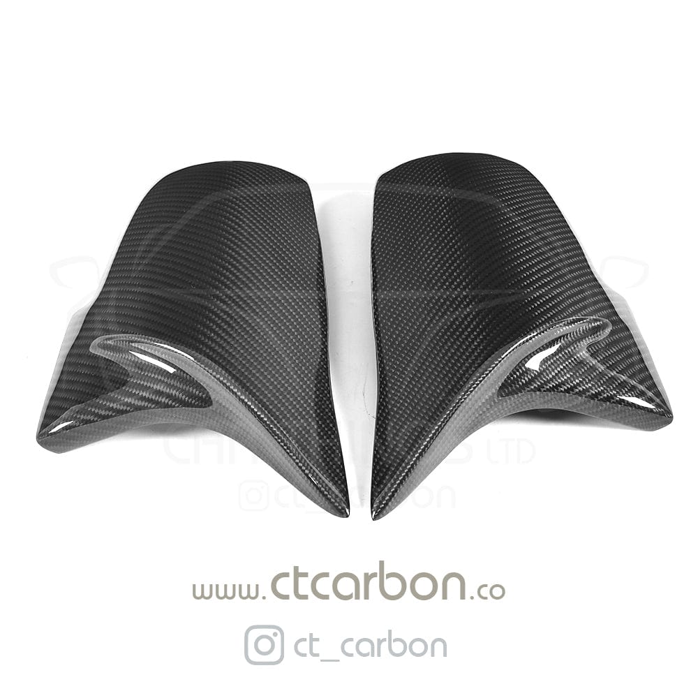 BMW F Series Carbon Fibre Wing Mirror Caps/Covers – Gloss Carbon M Style Replacement Shells | F20 F21 F22 F23 F30 F31 F32 F33 | 1 2 3 4 Series & F87 M2 | OEM+ Mirror Housings by CT Carbon