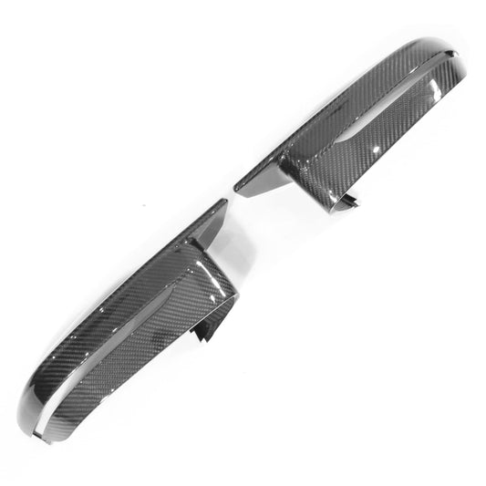 CT Carbon Gloss Carbon Fibre/Fiber Mirror Caps for BMW M2/M3/M4 G80 G81 G82 G83 G87 & G42 M240i (M240i Only) (RHD) – Replacement Door/Wing Mirror Covers Housings OEM Style UK