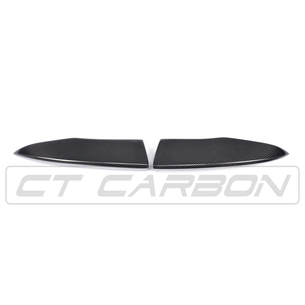 Audi A3 8V S-Line & S3 8V (2014-2017) Pre-Facelift Saloon/Sedan Carbon Fibre/Fiber Rear Diffuser Valance - CT Carbon Rear Splitter Skirt Lip Apron Bumper Extension OEM+
