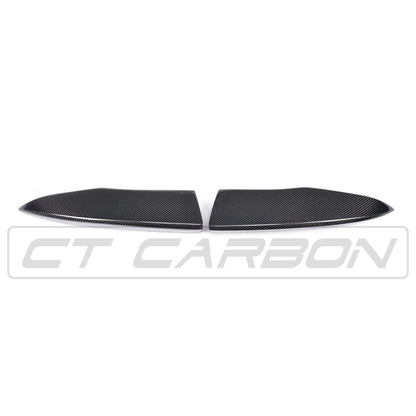 Audi A3 8V S-Line & S3 8V (2014-2017) Pre-Facelift Saloon/Sedan Carbon Fibre/Fiber Rear Diffuser Valance - CT Carbon Rear Splitter Skirt Lip Apron Bumper Extension OEM+