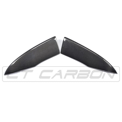Audi A3 8V S-Line & S3 8V (2014-2017) Pre-Facelift Saloon/Sedan Carbon Fibre/Fiber Rear Diffuser Valance - CT Carbon Rear Splitter Skirt Lip Apron Bumper Extension OEM+