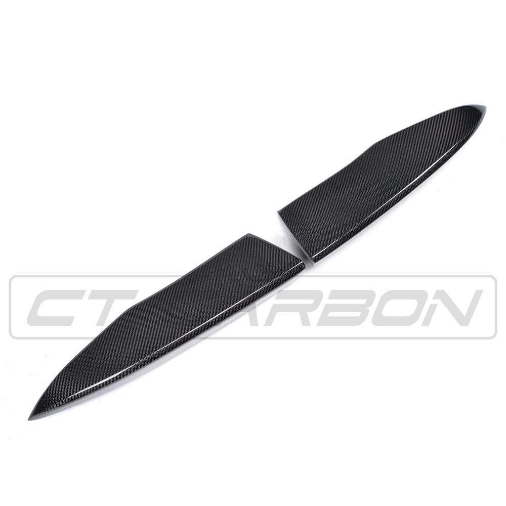 Audi A3 8V S-Line & S3 8V (2014-2017) Pre-Facelift Saloon/Sedan Carbon Fibre/Fiber Rear Diffuser Valance - CT Carbon Rear Splitter Skirt Lip Apron Bumper Extension OEM+