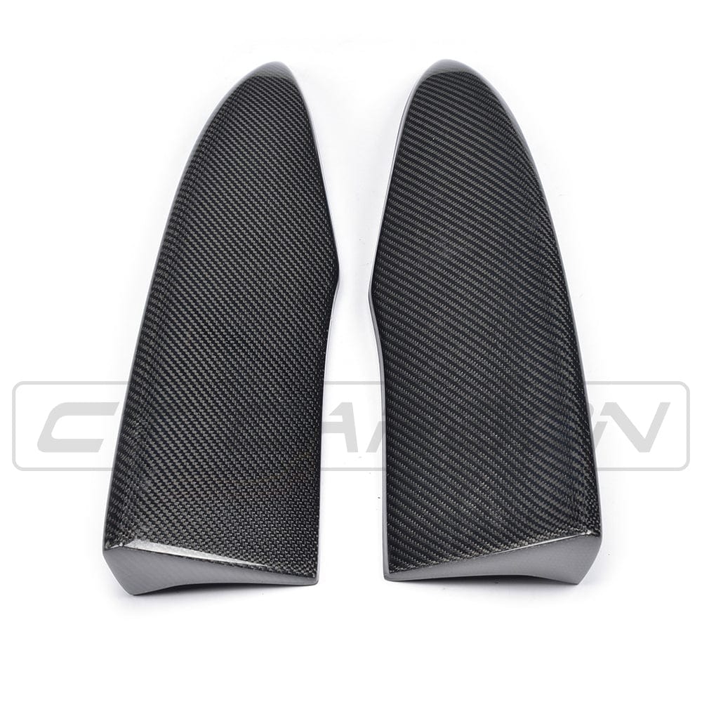 Audi A3 8V S-Line & S3 8V (2014-2017) Pre-Facelift Saloon/Sedan Carbon Fibre/Fiber Rear Diffuser Valance - CT Carbon Rear Splitter Skirt Lip Apron Bumper Extension OEM+
