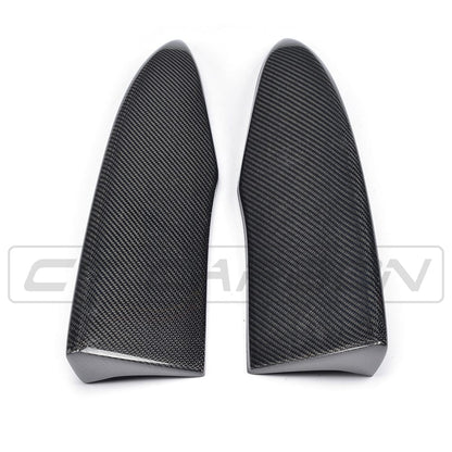 Audi A3 8V S-Line & S3 8V (2014-2017) Pre-Facelift Saloon/Sedan Carbon Fibre/Fiber Rear Diffuser Valance - CT Carbon Rear Splitter Skirt Lip Apron Bumper Extension OEM+