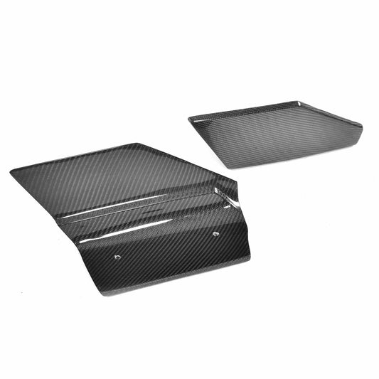 BMW X6 F16 M Sport Carbon Fibre Rear Spats - Bumper Corner Splitters/Rear Bumper Extensions, Diffuser Side Trims & Rear Valance Corner Pieces / Rear Corner Trims | CT Carbon (2013-2018)