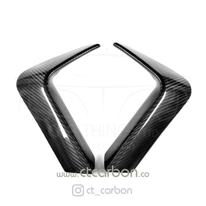 CT Carbon Rear Bumper Canards/Fins/Winglets for BMW M3 & M4 F80 F82 F83 (2014-2020) – Carbon Fibre/Fiber Rear Spats, Aero Fins, Vortex Flicks – F8X Rear Corner Extensions/Valance Winglets – Saloon/Coupe/Convertible