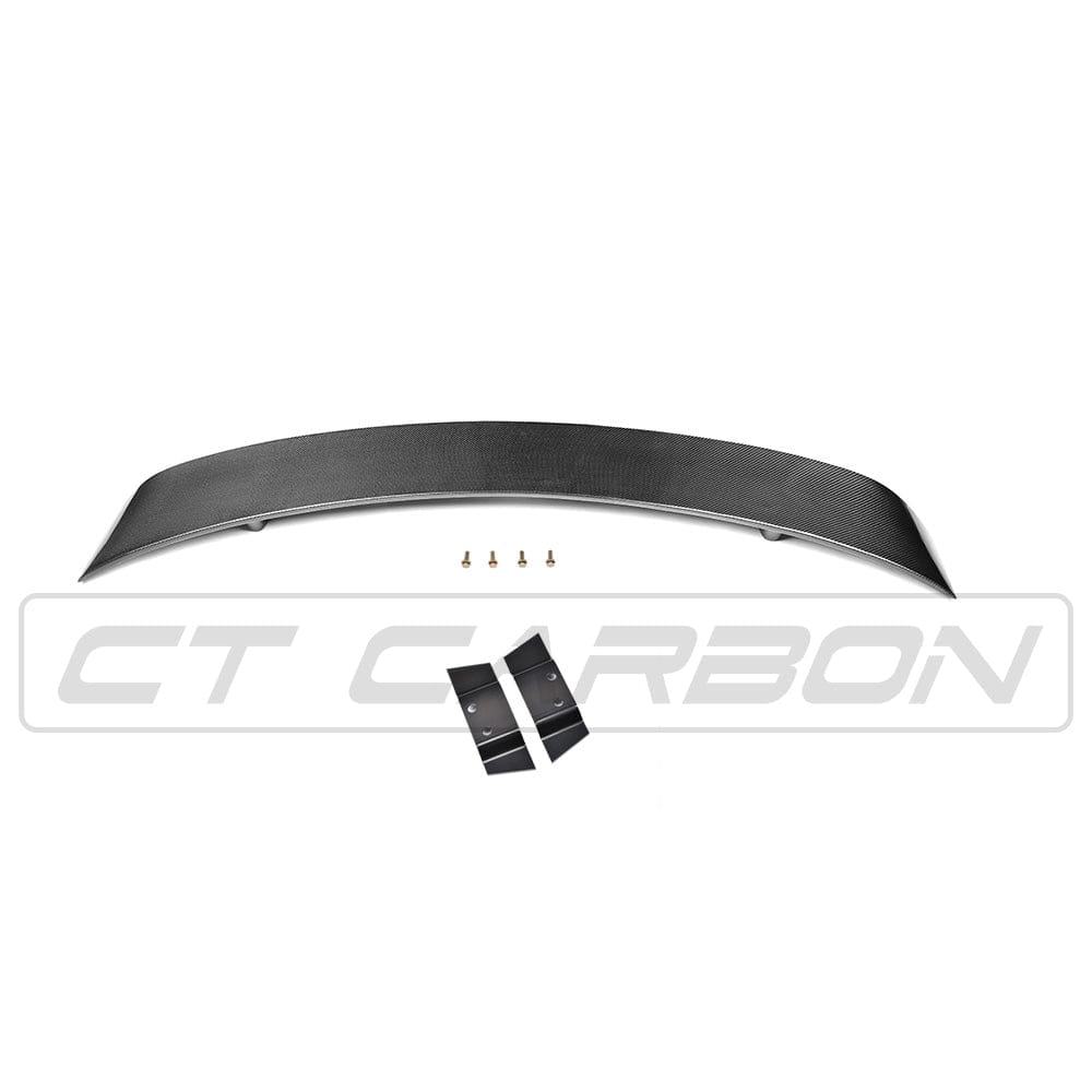 Audi R8 Gen 1 (2006–2015) Carbon Fibre/Carbon Fiber Rear Wing Spoiler by CT Carbon – Type 42 Mk1, fits V8 & V10 – Performance Tail, Decklid/Boot Lid Wing, Lightweight Carbon Aerofoil, Track-Style OEM+ Upgrade