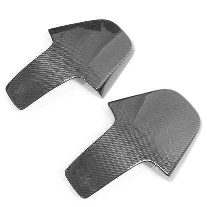 BMW Carbon Fibre/Fiber Seat Back Covers - Dry Prepreg Carbon Backrest Shell Overlays for G80 G81 G82 G83 M3/M4, F90 M5, F97 X3M, F98 X4M, F91 F92 F93 M8, G42 2 Series, G87 M2 | Gloss Interior Trim by CT Carbon
