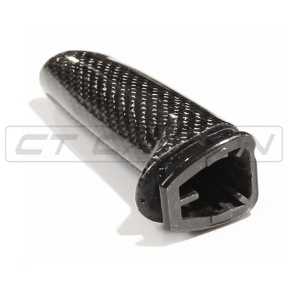 CT Carbon BMW F-Series Carbon Fibre/Fiber Handbrake Handle Lever - Parking Brake / E-Brake Grip Cover | F87 M2, F80 M3, F82 F83 M4, F30 3 Series, F32 F33 F36 4 Series, F20 F21 1 Series, F22 F23 2 Series, F12 F13 M6, F15 X5, F16 X6, F85 X5M, F86 X6M