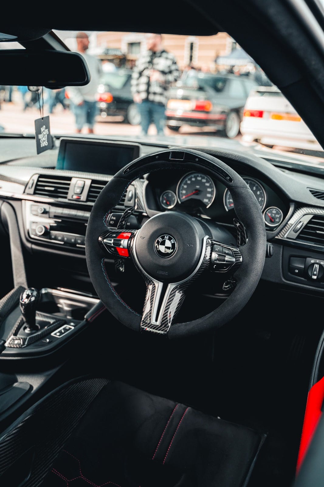 BMW F-Series Carbon Fibre Paddle Shifters V3 – Dry Carbon Extended Steering Wheel Shift Paddles/Extensions (Replacement) | M2 F87, M3 F80, M4 F82/F83, 1/2/3/4 Series F20 F22 F30 F32, X5 F15, X6 F16 | DCT/ZF8 | M Performance Style | OEM Fit CT Carbon