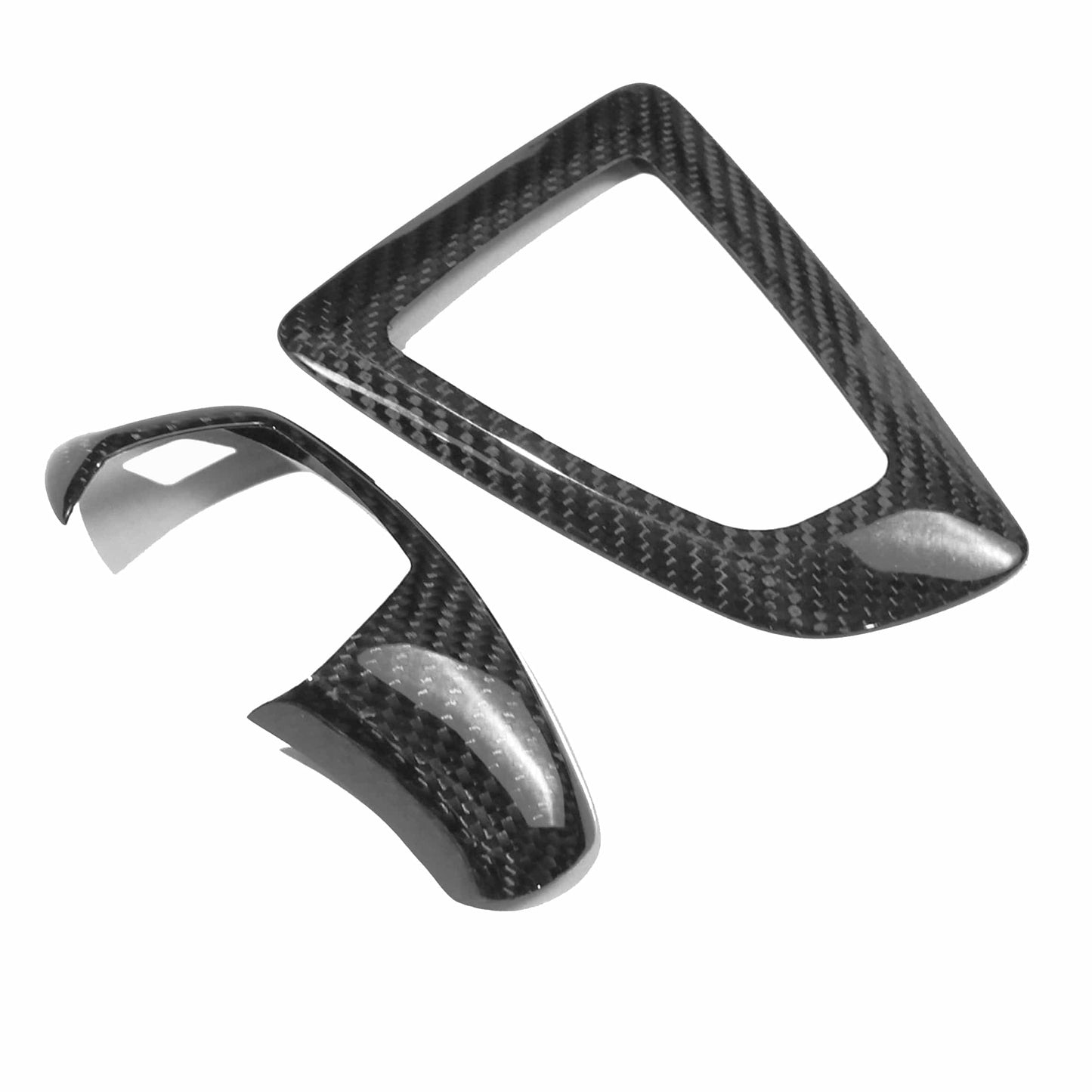 BMW F-Series LHD Carbon Fibre Gear Shifter/Selector Cover & Centre Console Surround/Bezel Trim (ZF Automatic 8HP) - F20 F21 F22 F23 F30 F31 F32 F33 F10 F11 F15 F16 | CT Carbon